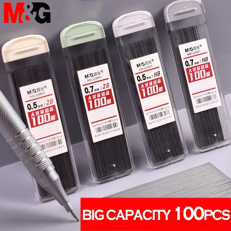 M & G 100/Pcs 0.5/0.7mm 2B/HB    ڵ ..